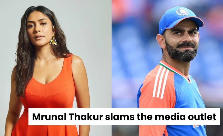 Mrunal Thakur responds strongly to her statement about being madly in love with Virat Kohli