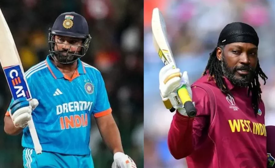 Rohit Sharma joins the elite club with Chris Gayle during 3rd ODI against Sri Lanka