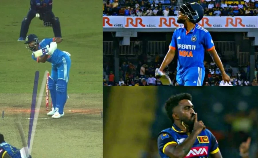 Asitha Fernando delivers an absolute peach to send Shreyas Iyer packing | SL vs IND, 1st ODI