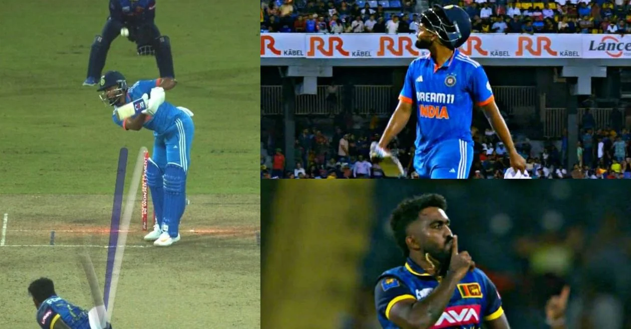 Asitha Fernando delivers an absolute peach to send Shreyas Iyer packing | SL vs IND, 1st ODI