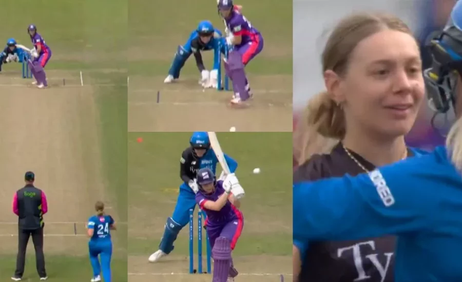 Tara Norris rattles Marie Kelly’s stumps with a stunning delivery in The Hundred Women’s 2024