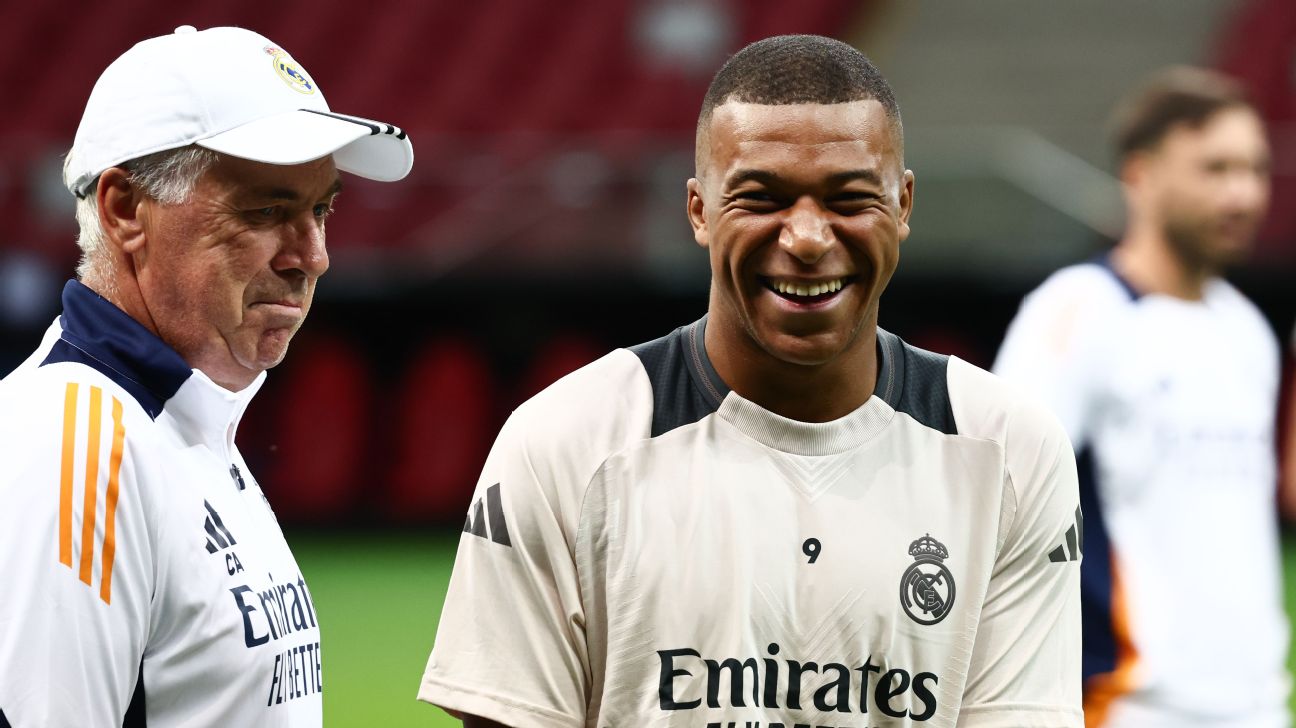 UEFA Super Cup: Kylian Mbappé set for Real Madrid debut