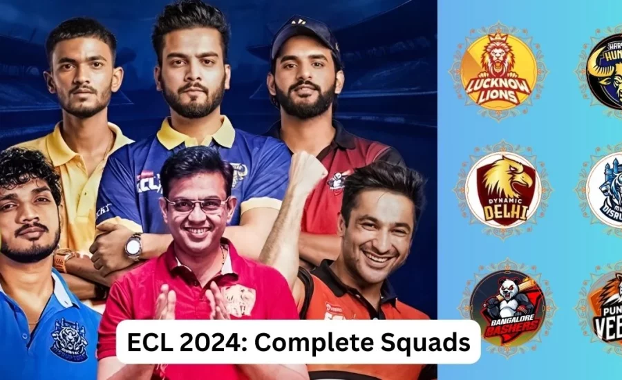 Entertainers Cricket League (ECL) 2024: Complete squads and captains of all six participating teams