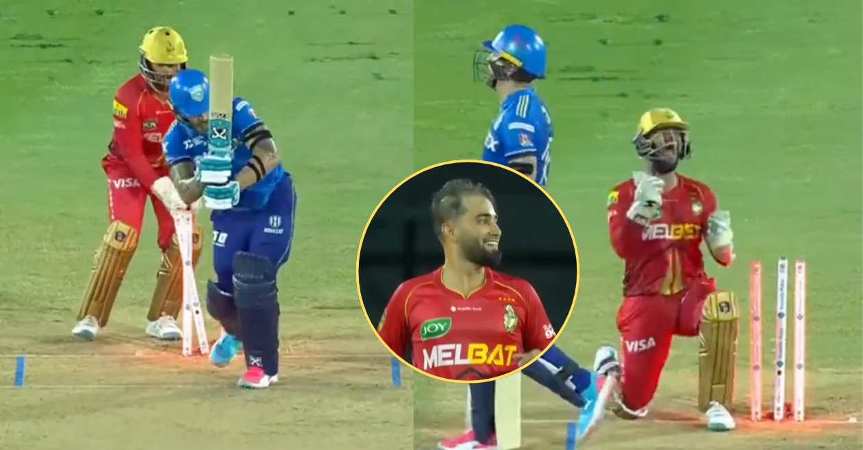 Waqar Salamkheil bowls a ripper to outfox Faf du Plessis | CPL 2024, SLK vs TKR