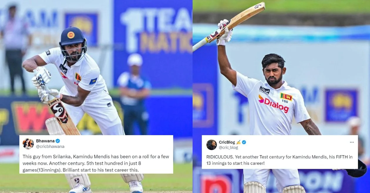 SL vs NZ: Fans erupt as Kamindu Mendis shatters records with 5th Test century on Day 2 of the 2nd Test