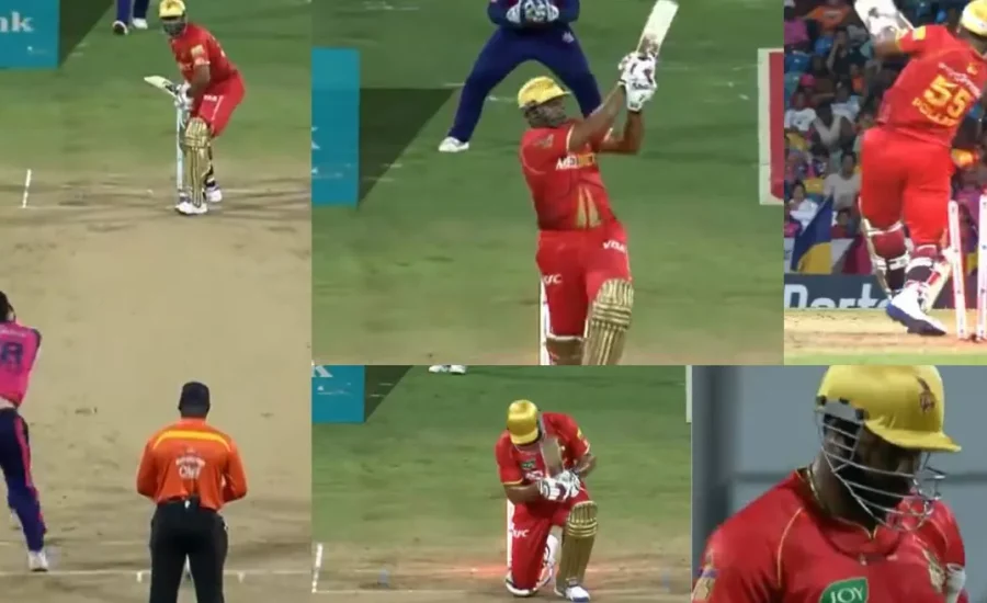 Kieron Pollard falls victim to Naveen ul Haq’s trap on a crucial juncture in CPL 2024