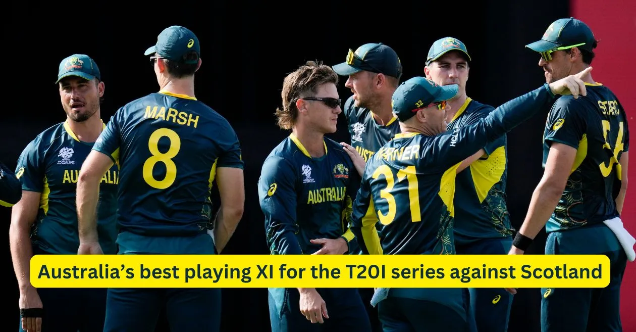 SCO vs AUS 2024: Australia’s best playing XI for the T20I series against Scotland