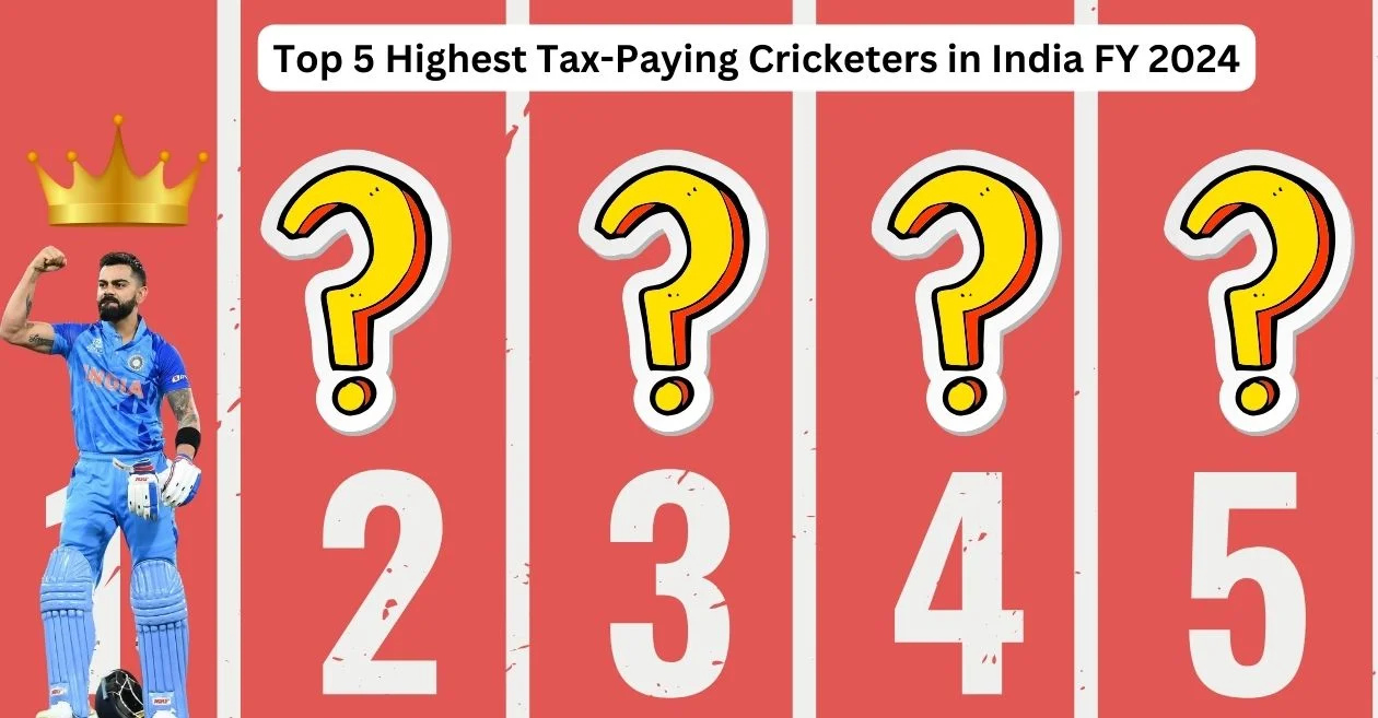 Top 5 highest tax-paying Indian cricketers in FY 2024: Virat Kohli at the top