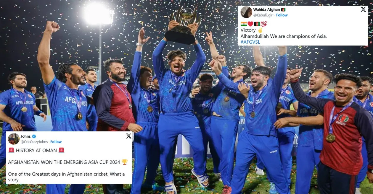 Afghanistan A beat Sri Lanka A to claim Emerging Teams Asia Cup Title 2024