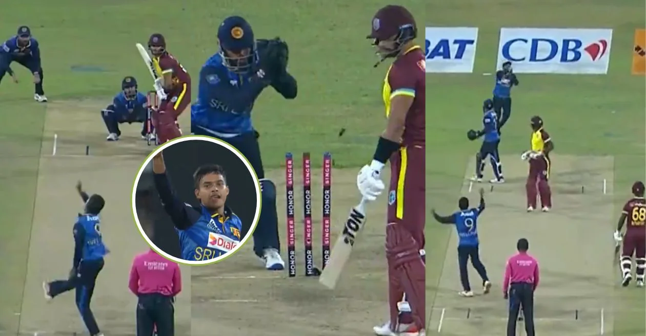 Debutant Dunith Wellalage outfoxes West Indies’ batters with his masterful bowling | SL vs WI, 2nd T20I