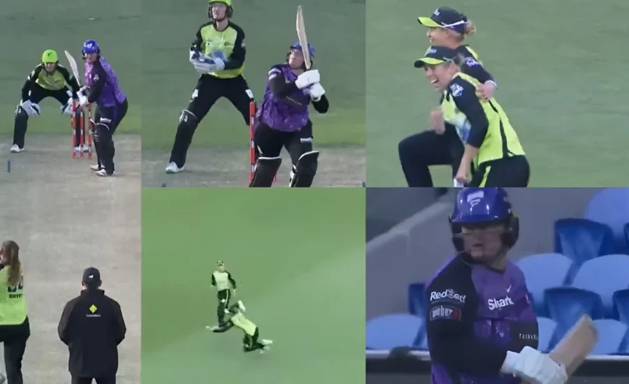 Georgia Adams takes a breathtaking catch to dismiss Lizelle Lee in the WBBL 2024