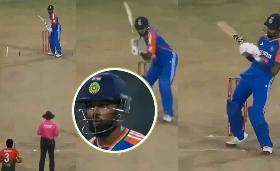 Hardik Pandya showcases flair with no-look shot during India’s win over Bangladesh in 1st T20I