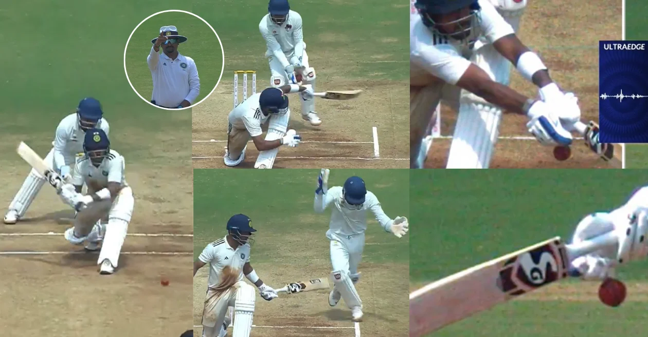 Hardik Tamore lightning-fast catch to dismiss Dhruv Jurel in Irani Cup 2024