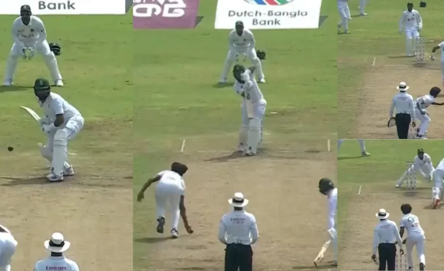 BAN vs SA : Hasan Mahmud’s comedy of errors allows Dane Piedt to escape a run-out on Day 2 of the first Test