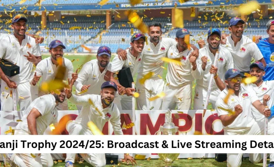 Ranji Trophy 2024/25 Schedule: Date, Match Time, Broadcast & Live Streaming Details