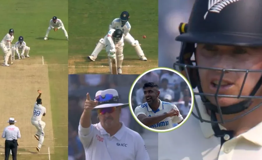 IND vs NZ : Ravichandran Ashwin removes Tom Latham with an absolute beauty on Day 1 of 2nd Test