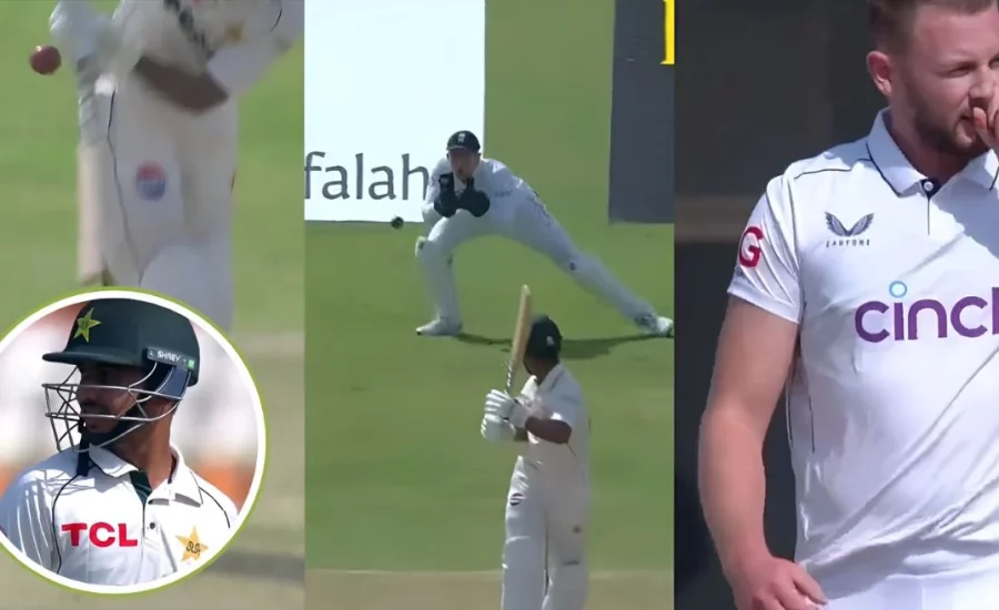 PAK vs ENG : Gus Atkinson strikes early to send Saim Ayub packing on Day 1 of the 1st Test