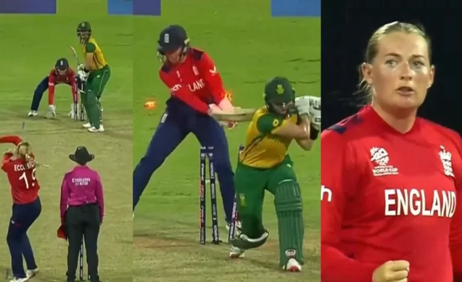 Sophie Ecclestone shatters South Africa captain Laura Wolvaardt’s stumps in Women’s T20 World Cup 2024