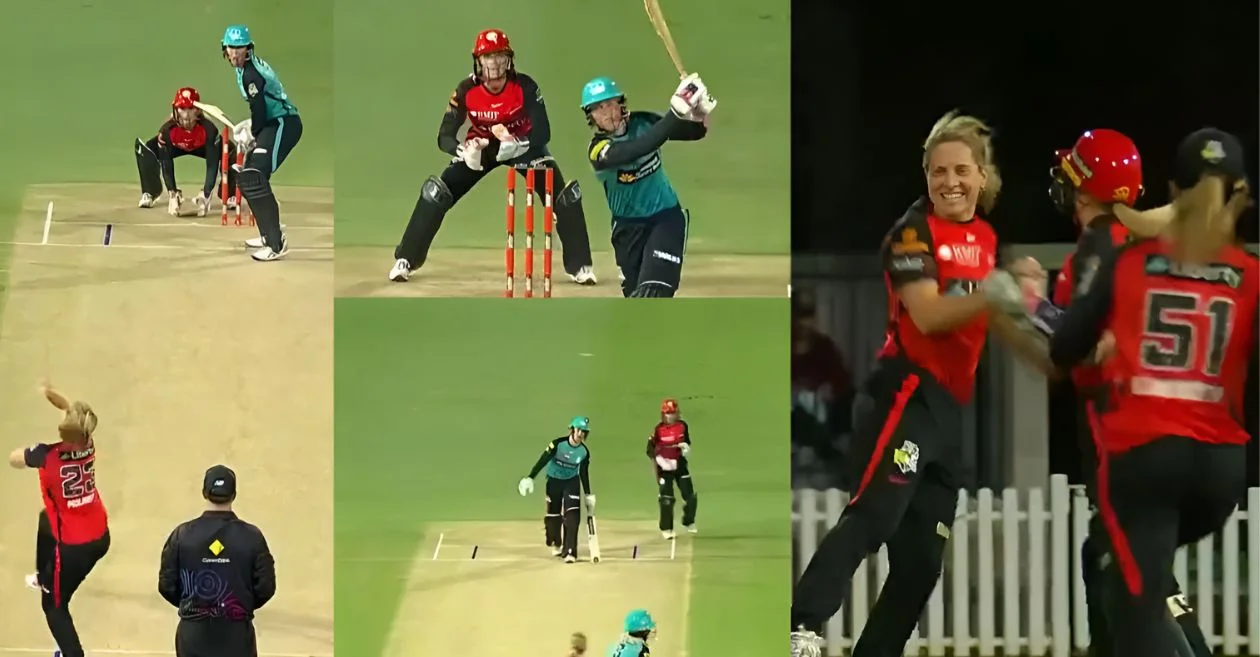 Sophie Molineux takes revenge by dismissing Grace Harris after being hit for a monstrous six in the WBBL 2024