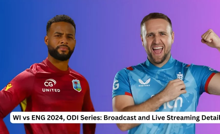 WI vs ENG 2024, ODI Series: Broadcast, Live Streaming Details – When and where to watch in India, UK, West Indies, Pakistan & other countries