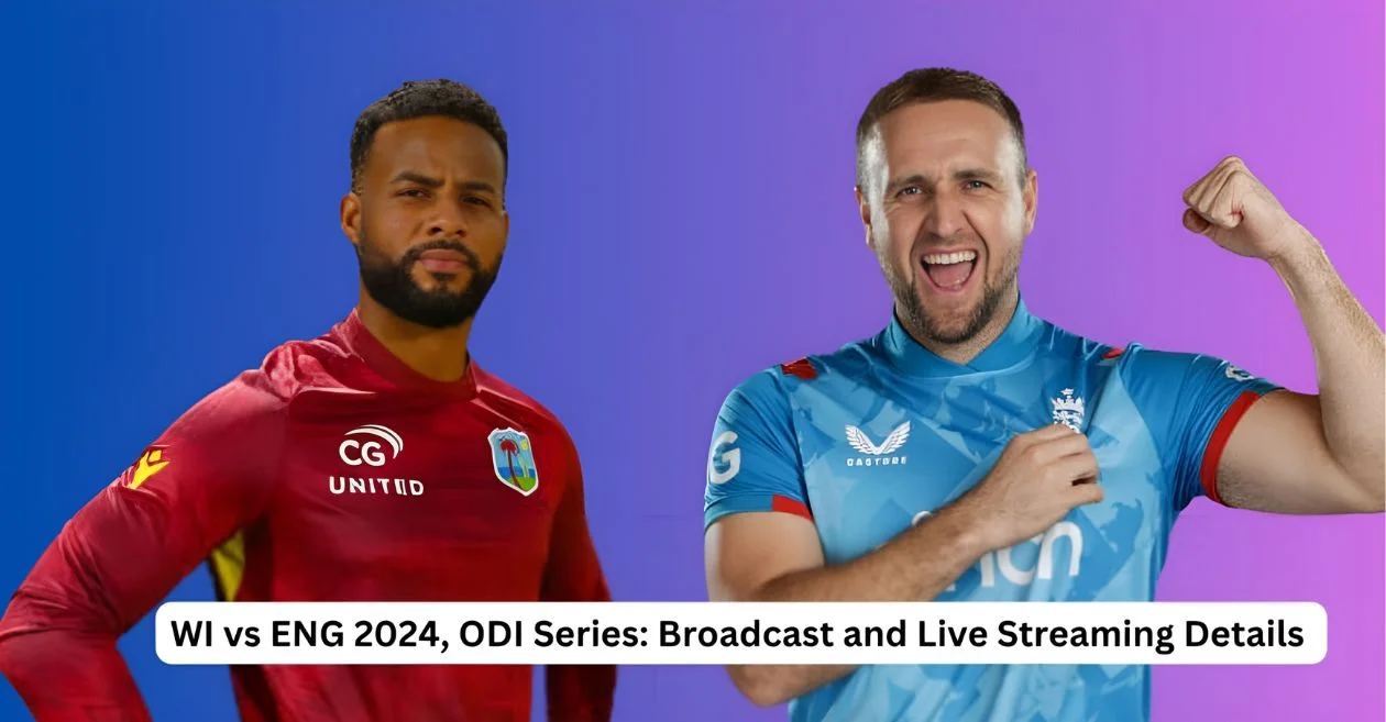 WI vs ENG 2024, ODI Series: Broadcast, Live Streaming Details – When and where to watch in India, UK, West Indies, Pakistan & other countries