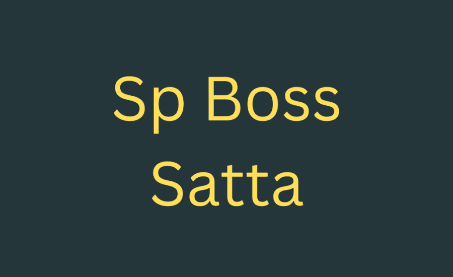 SPBoss: Your Trusted Platform for Satta Matka