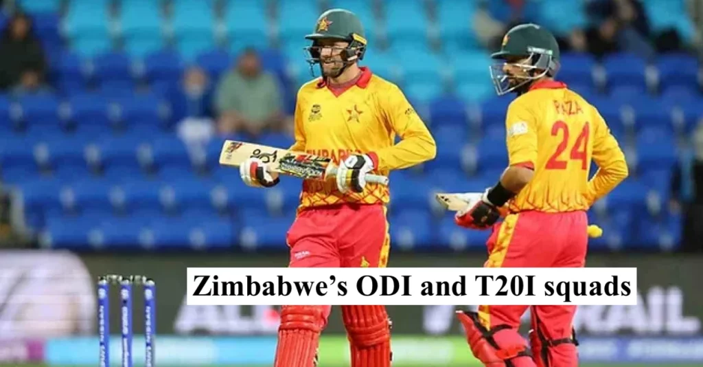 Zimbabwe announces ODI and T20I squads for Pakistan series