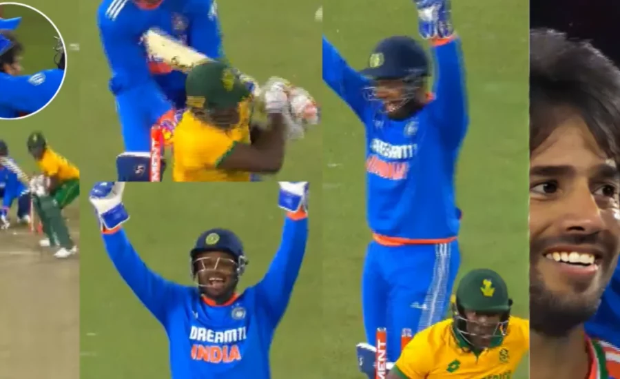 SA vs IND : Ravi Bishnoi bowls an absolute ripper to dismiss Andile Simelane in the 2nd T20I