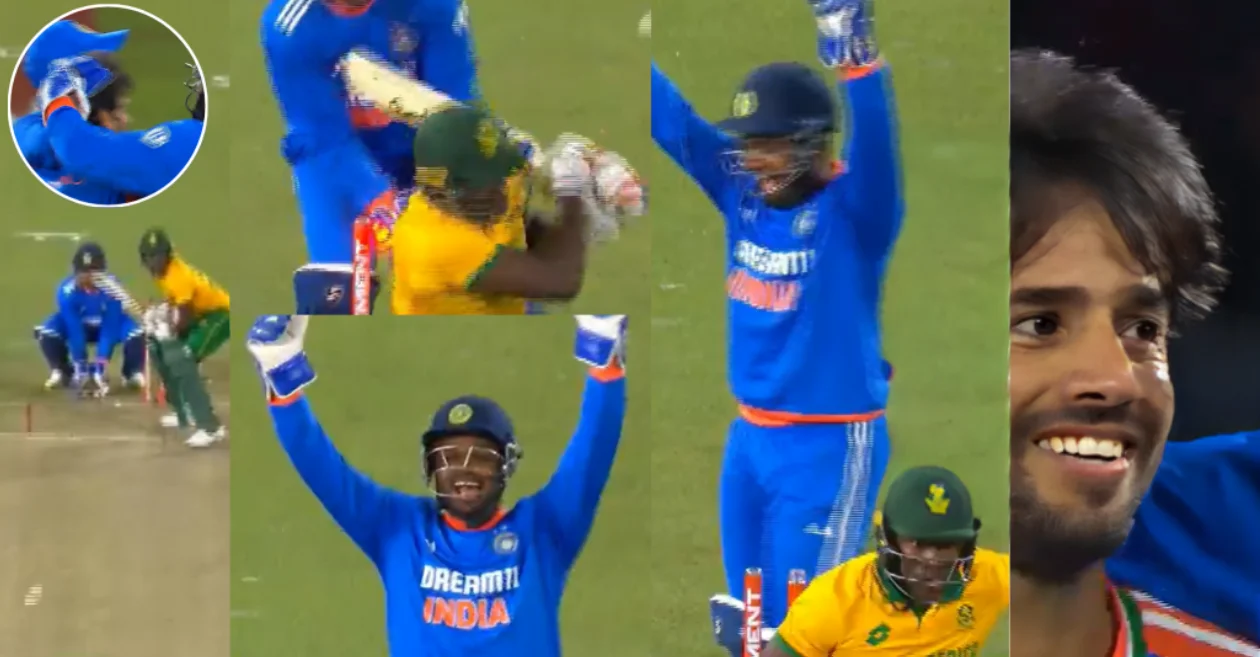 SA vs IND : Ravi Bishnoi bowls an absolute ripper to dismiss Andile Simelane in the 2nd T20I