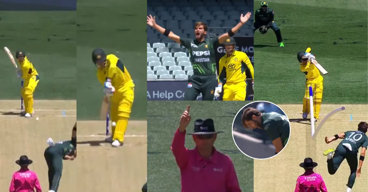 AUS vs PAK : Shaheen Afridi’s spectacular delivery to dismiss Jake Fraser-McGurk in the second ODI