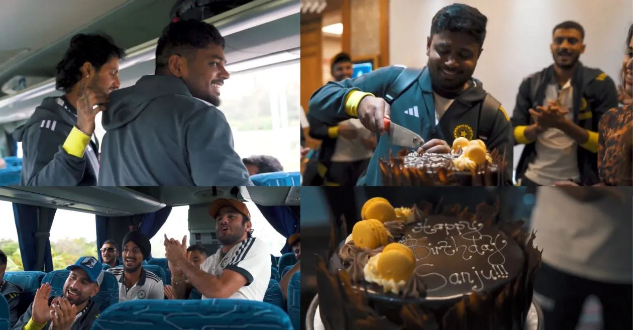 SA vs IND [WATCH]: Team India celebrate Sanju Samson’s birthday ahead of the 3rd T20I