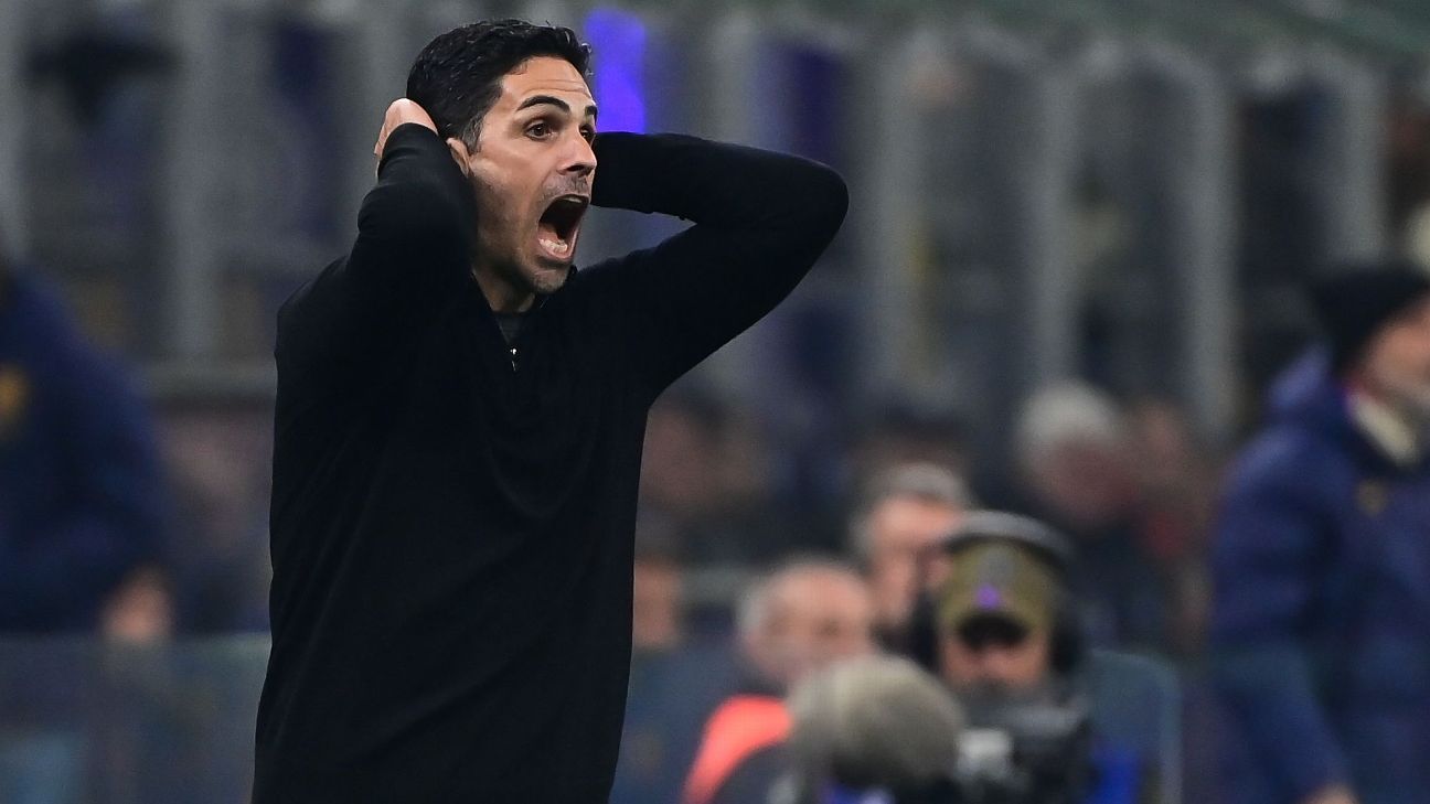 Arsenal boss Mikel Arteta slams penalty calls in loss to Inter