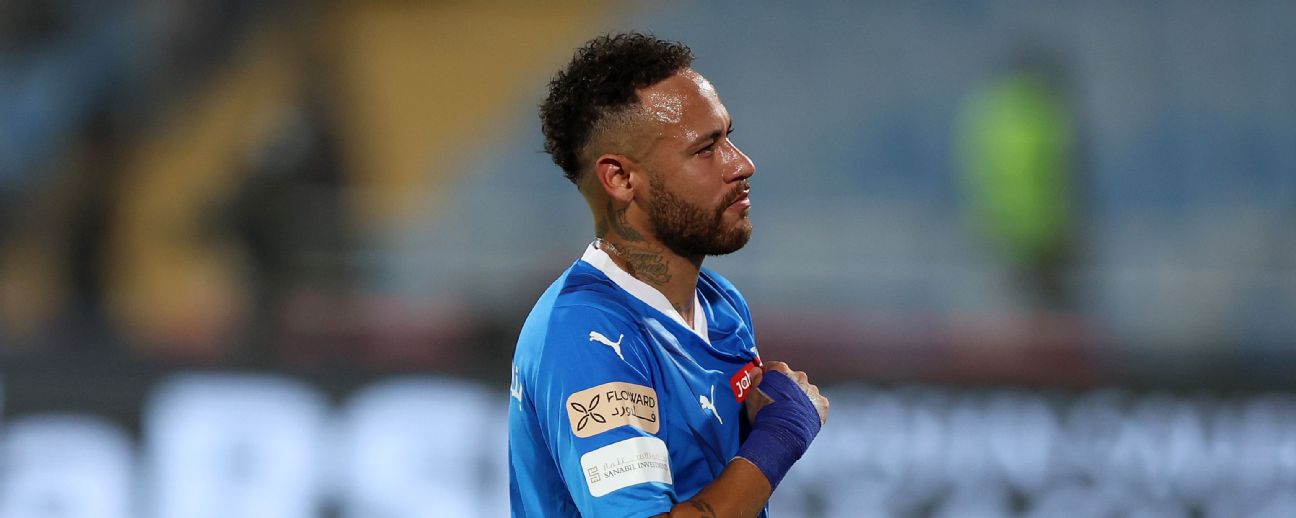 Neymar injury: Al Hilal, Brazil star to miss 4-6 weeks