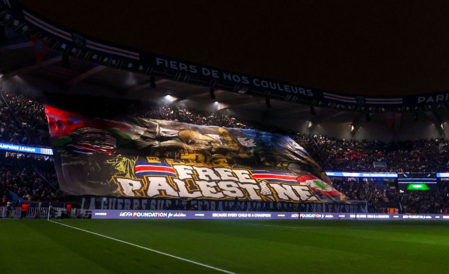 PSG fans unveil ‘Free Palestine’ banner in Champions League game