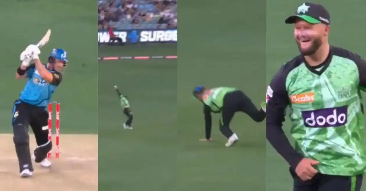 BBL 2024-25 : Ben Duckett plucks a one-handed screamer to dismiss D Arcy Short