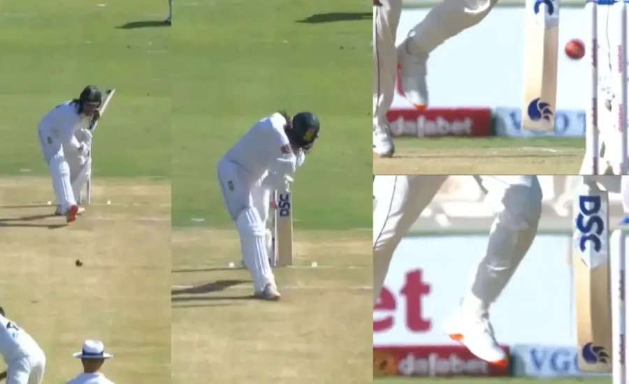 Khurram Shahzad gets rid of Tony de Zorzi with a beauty on Day 1 of Boxing Day Test – SA vs PAK