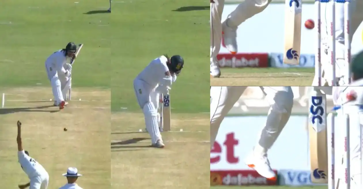 Khurram Shahzad gets rid of Tony de Zorzi with a beauty on Day 1 of Boxing Day Test – SA vs PAK