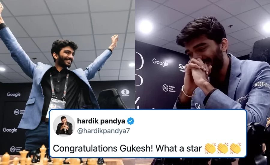 Sachin Tendulkar, Hardik Pandya and others congratulate D Gukesh on historic World Chess Championship victory