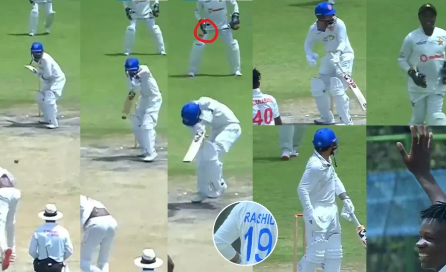 ZIM vs AFG : Blessing Muzarabani’s unplayable bouncer to dismiss Rashid Khan on Day 4 of the second Test