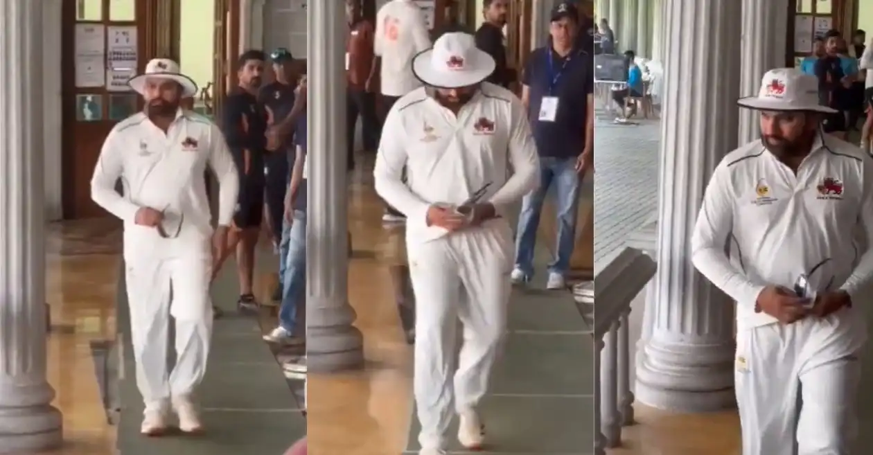 Fans tease Rohit Sharma with Hardik…Hardik and Vadapao chants during Ranji Trophy