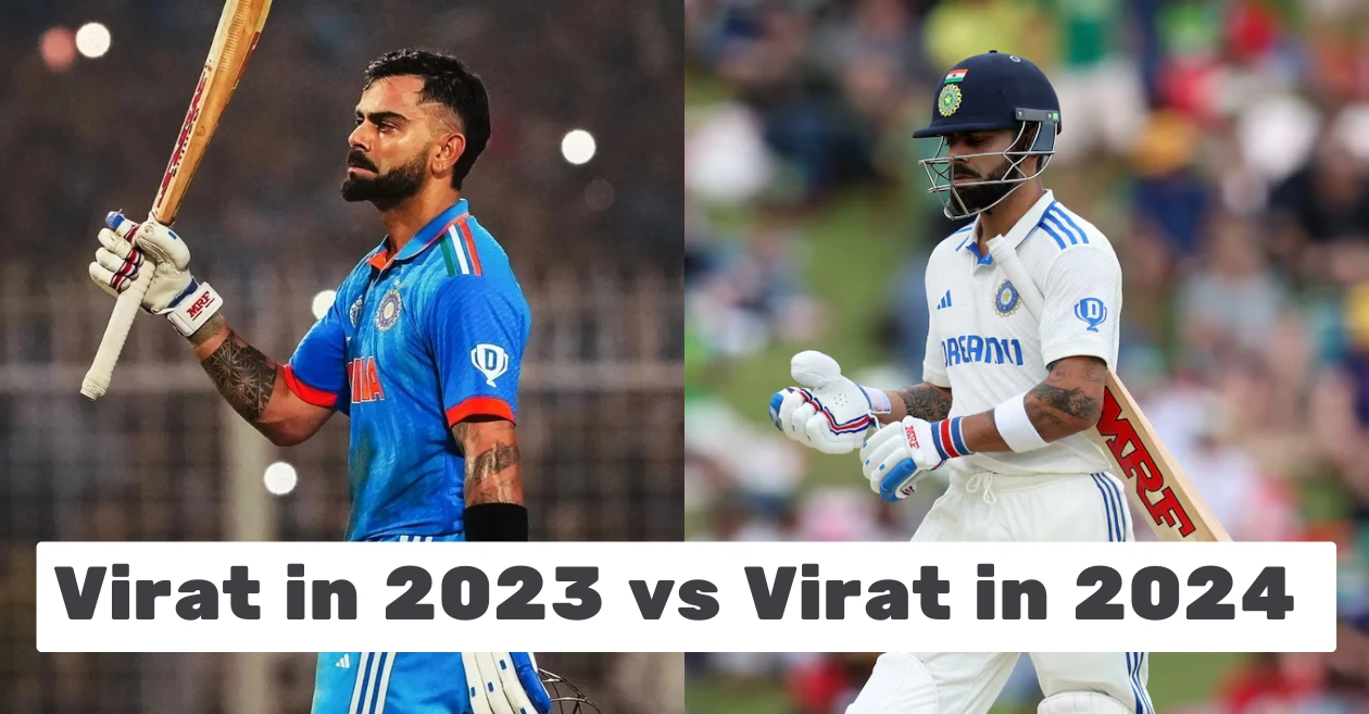 Virat Kohli’s batting form: A tale of two years – 2023 vs 2024