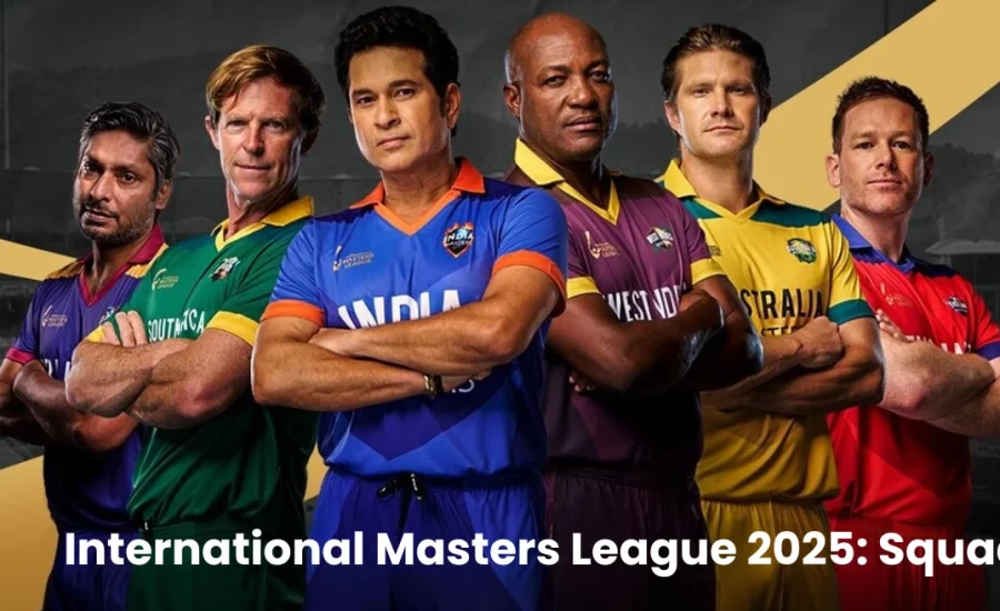 International Masters League (IMLT20) 2025: Complete squads of all six teams