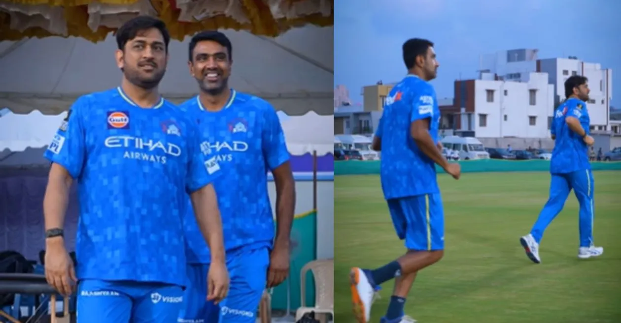 MS Dhoni and Ravichandran Ashwin reunite as Chennai Super Kings’ IPL 2025 preparations get underway