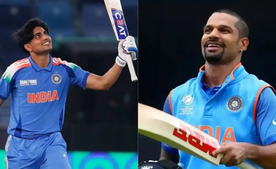 Champions Trophy 2025: Shubman Gill breaks Shikhar Dhawan’s record to set a new ODI record for India