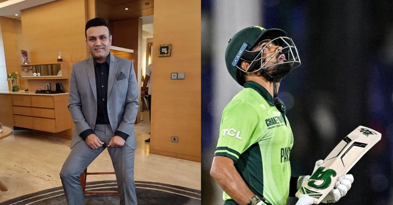 “Bobzy hai kaun…”: Virender Sehwag reacts hilariously to Babar Azam’s meme during Champions Trophy 2025