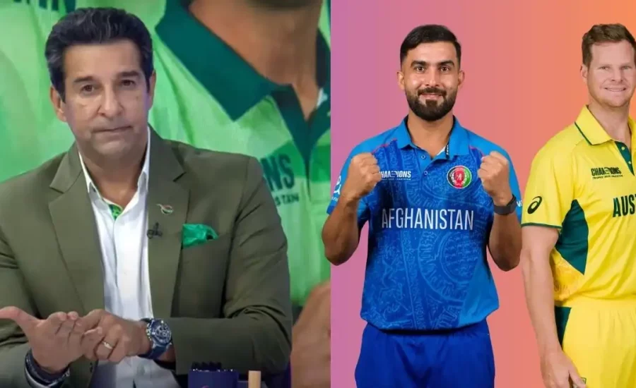 Wasim Akram predicts the winner of Afghanistan vs Australia match in Champions Trophy 2025