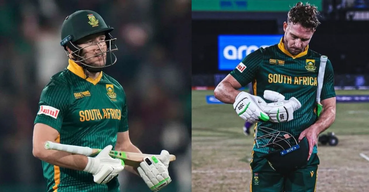 SA vs NZ : David Miller celebrates record-breaking ton with a heartfelt cradle gesture in Champions Trophy 2025 semifinal