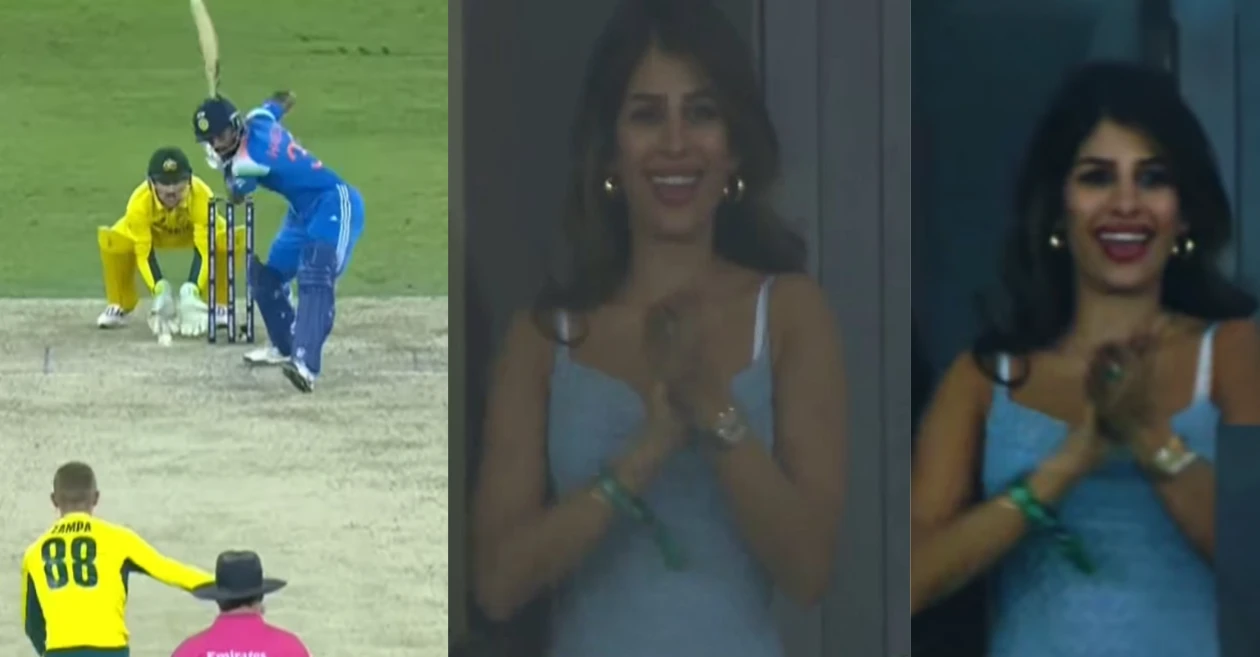 IND vs AUS: Jasmin Walia cheers for Hardik Pandya as he hits consecutive sixes in Champions Trophy 2025 Semifinal 1