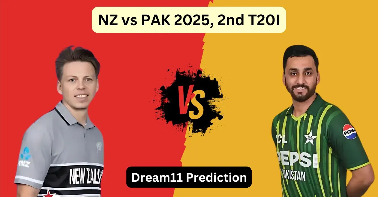 NZ vs PAK 2025, 2nd T20I: Match Prediction, Dream11 Team, Fantasy Cricket Tips & Pitch Report | New Zealand vs Pakistan