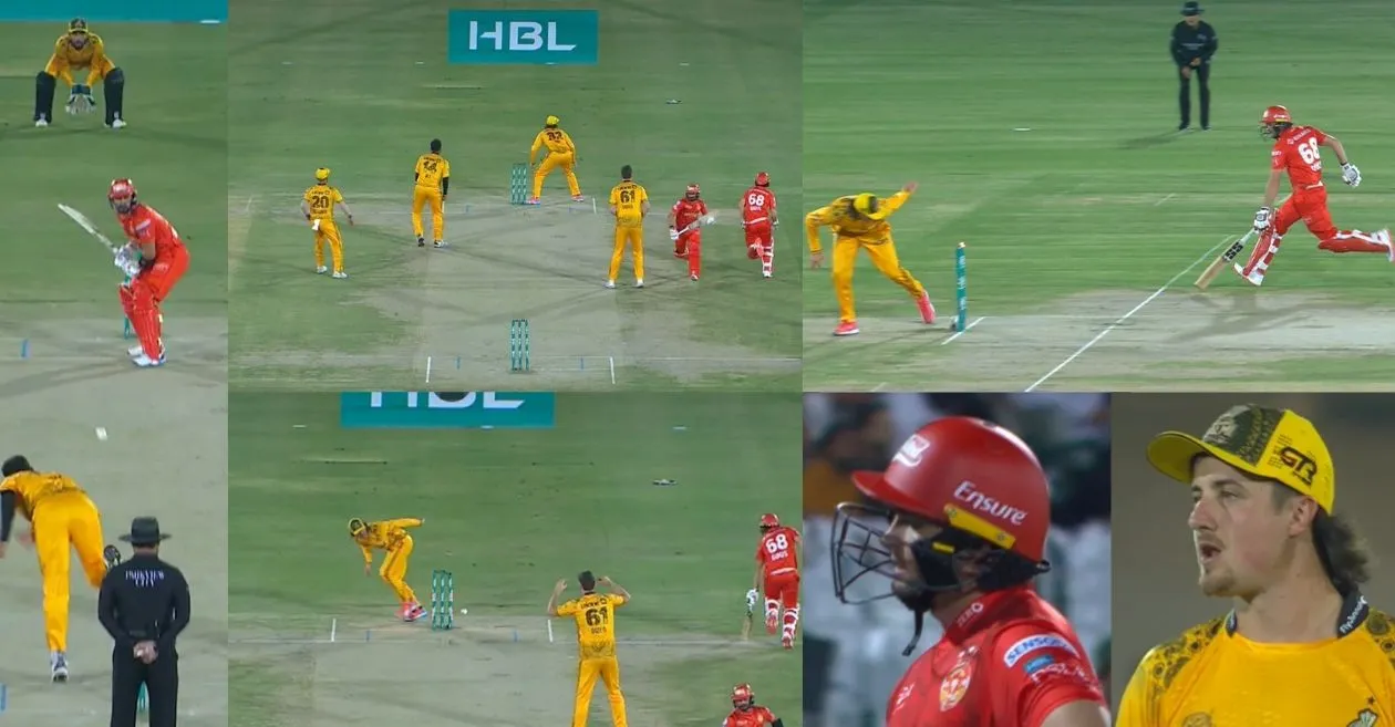 Tom Kohler-Cadmore ends Andries Gous’ stay with a sharp run-out in PSL 2025 match